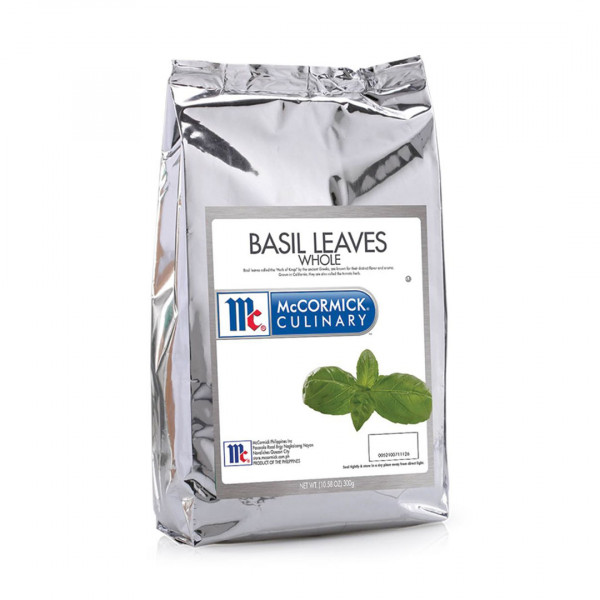 Basil Leaves Whole 300g